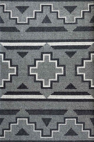 Chaco Canyon Charcoal Soumak Rug