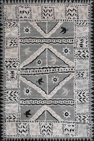 Sundial Natural Kilimanjaro Tibetan Hand-Knotted Rug