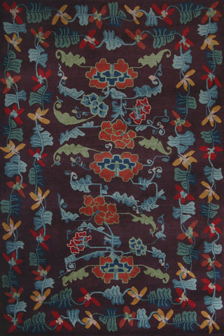 Tibetan Floral (plum)