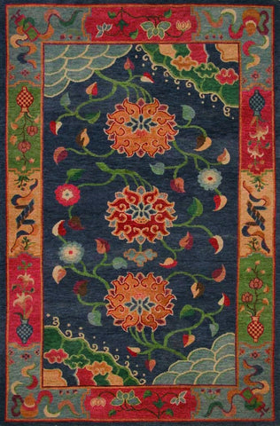 Gangchen Tibetan Handmade Wool Rug