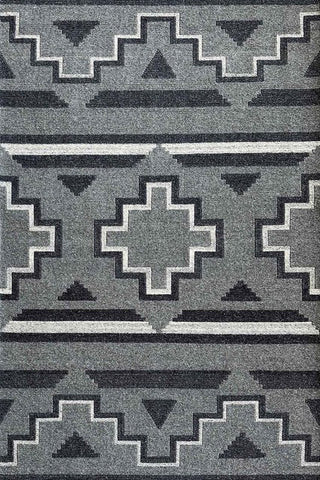 Chaco Canyon Charcoal Soumak Rug