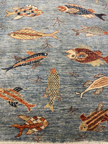 Closeup of Folk Art Rug