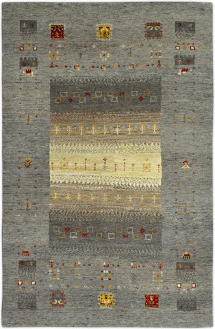 Hand-knotted Gabbeh Carpet