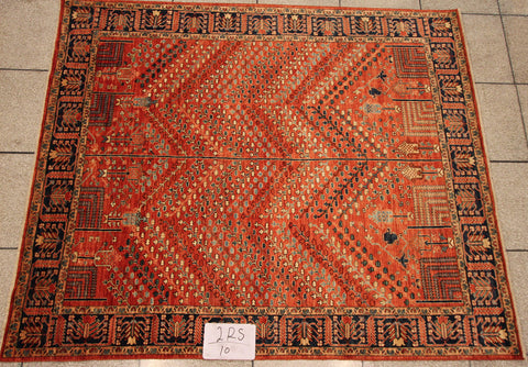 Handknotted Village Carpet