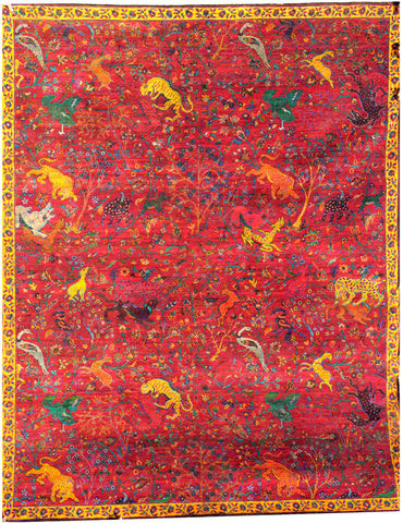 Handknotted Silk Carpet