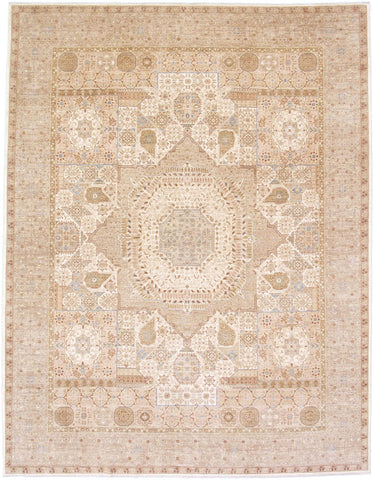 Modern Traditional Oriental Area Rug Handmade In Pakistan