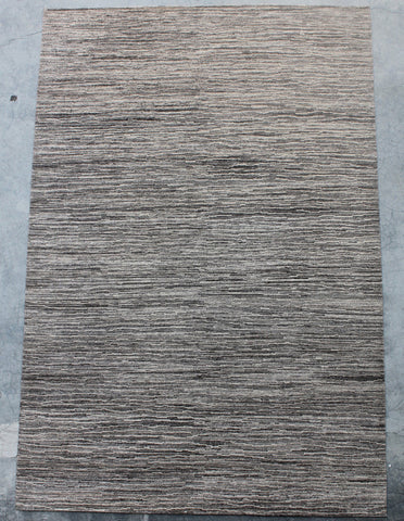 Grey Natural-Dye Tibetan Wool Area Rug