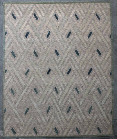 Natural-Dye Tibetan Wool Area Rug