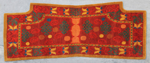 Saddle Blanket Natural-Dye Tibetan Wool Area Rug